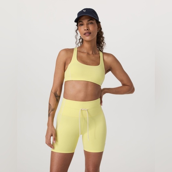 Vuori Daily Piped Bra sunlight Racerback Sports Bra Intimates - Picture 3 of 10